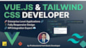 build responsive vuejs and tailwind CSS frontend