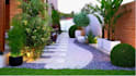 design landscape, frontyard, backyard, garden, patio, and 3d rendering