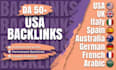 do USA UK italy german french spanish and  arabic guest post