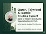 teach quran, arabic and islamic studies