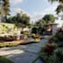 design landscape, terrace, backyard, pool, and patio