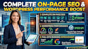 complete on page SEO, website