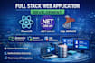 full stack web app with reactjs, angular, aspdotnet core API and sql server