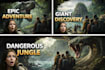 youtube thumbnail design for horror vlog and adventure