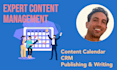 create, manage your content calendar and publishing schedule