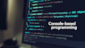 help you with console based programs and file handling