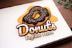 design a professional donut logo for your bakery
