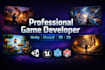 do game development, 2d 3d game, unity game, unreal engine for mobile game