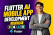 develop flutter mobile app for android and ios
