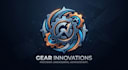 design a strong and unique gear logo for your brand