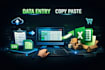 do data entry and simple computer tasks