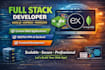 build full stack web app using nodejs, express and mongodb