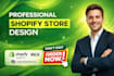 build custom shopify store, squarespace and wix stores