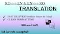 translate ro to en and en to ro texts