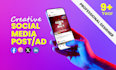 do social media post, ad and carousel