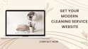 build a cleaning service website