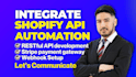 fix or integrate rest apis, stripe, paypal payments, and PHP, python webhooks
