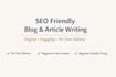write engaging and SEO friendly content