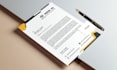 make design professional letterhead, business card
