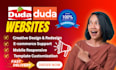 create duda design website duda redesign website duda builder landing page