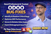 fix odoo bugs, module errors, server issues and customization problems