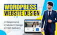design or redesign a professional wordpress website