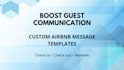 create professional airbnb message templates