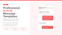 create professional airbnb message templates