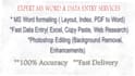document formatting and data entry