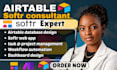 setup airtable database, airtable automation, airtable crm, softr webapp expert