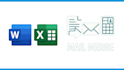 mail merge your data into letters, labels and envelopes