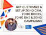 setup zoho CRM , automation and customization
