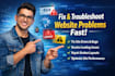 troubleshoot fix and repair website problems, errors and issues fast