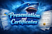 design modern presentation and certificates