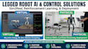 develop control, simulation, or physical ai solutions for legged robots