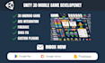 do professional unity game development for mobile games