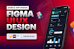 design modern app design ui for your mobile app design