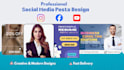 design professional social media posts and resume