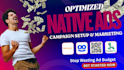 create and optimized native ads campaign setup on taboola outbrain propeller ads
