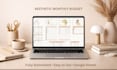 design an automated aesthetic google sheets budget