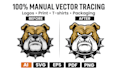 manual vector tracing logo to high quality ai, eps, svg pdf, png file