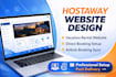 build hostaway vacation rental website with airbnb booking sync