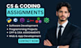 do coding or cs assignment, app and game development tasks in c cpp java python