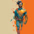 superhero character for comics