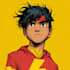 made unique superhero comic cartoon character