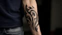 custom an abstract black tattoo design