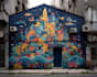 paint a unique urban graffiti mural for homes