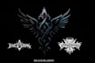 create gothic, black metal, death metal font logo