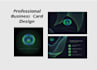 design a modern professional business card