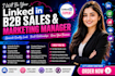 be your linkedin b2b sales and marketing manager